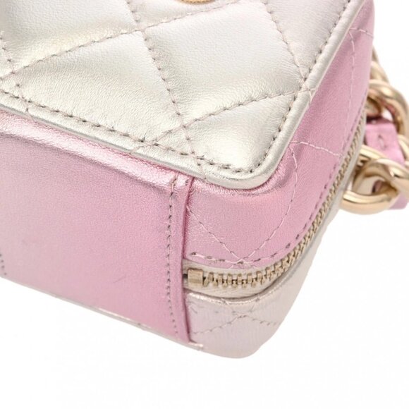 CHANEL Matrasse Mini Chain bag Silver/Pink AP2529 shoulder bag - Picture 10 of 16